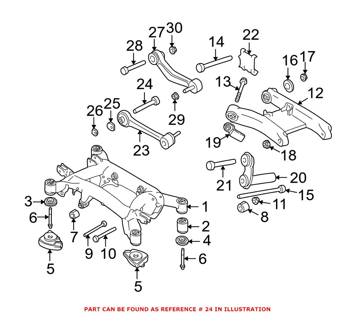 BMW Eccentric Bolt (M10x66) 33306760591